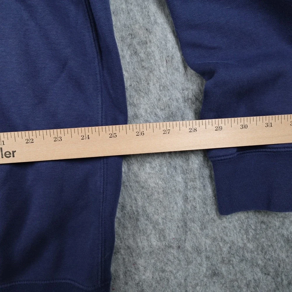 Nike Hoodie Mens XXL Blue Sportswear Club Fleece Pullover Sweatshirt